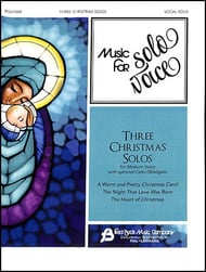 Three Christmas Solos Vocal Solo & Collections sheet music cover Thumbnail